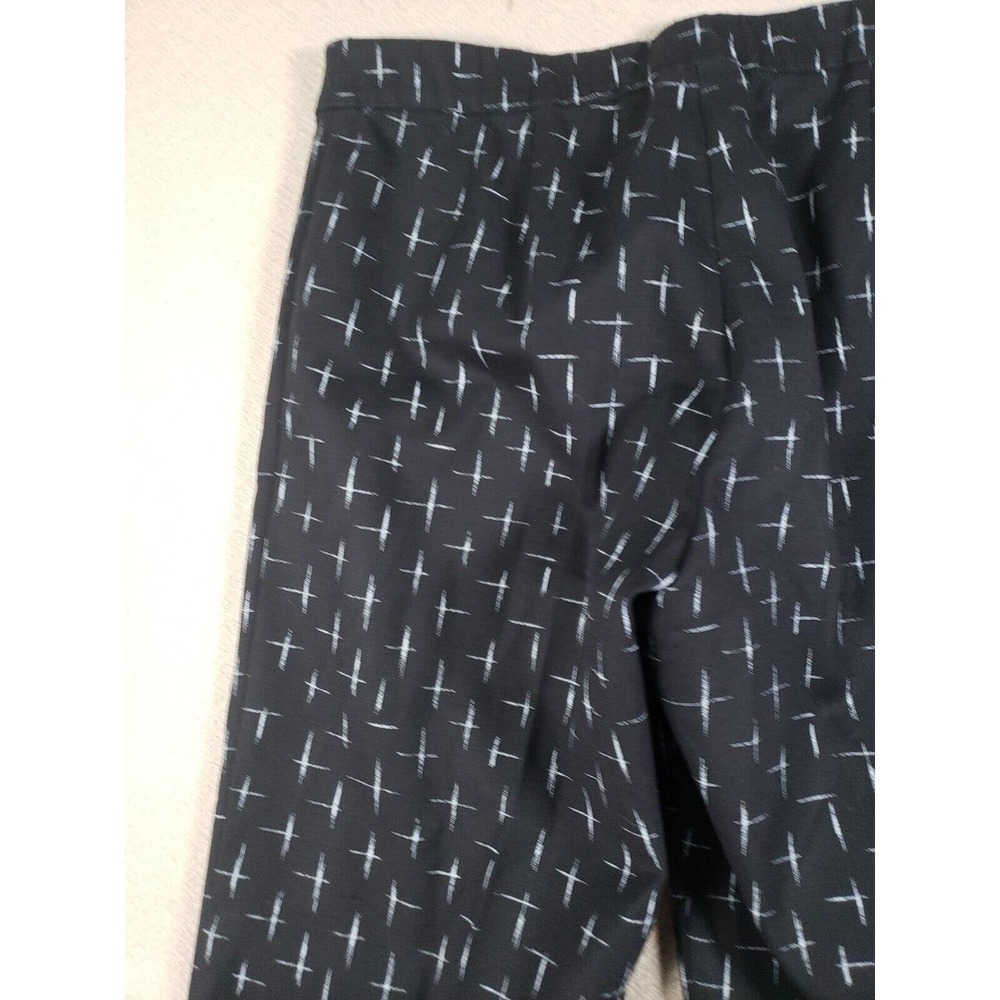 J. Jill Pants Womens 8 Black Canvas Mid Rise Straight Leg Chino Casual Outdoor - Picture 9 of 9